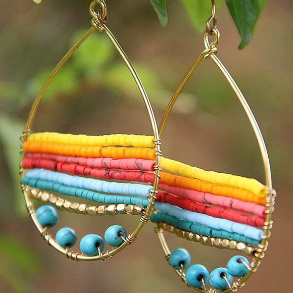 Coachella Beach Earring - Picture 1 of 3